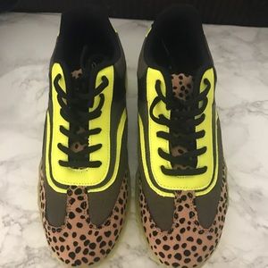 Leopard Neon Sneakers